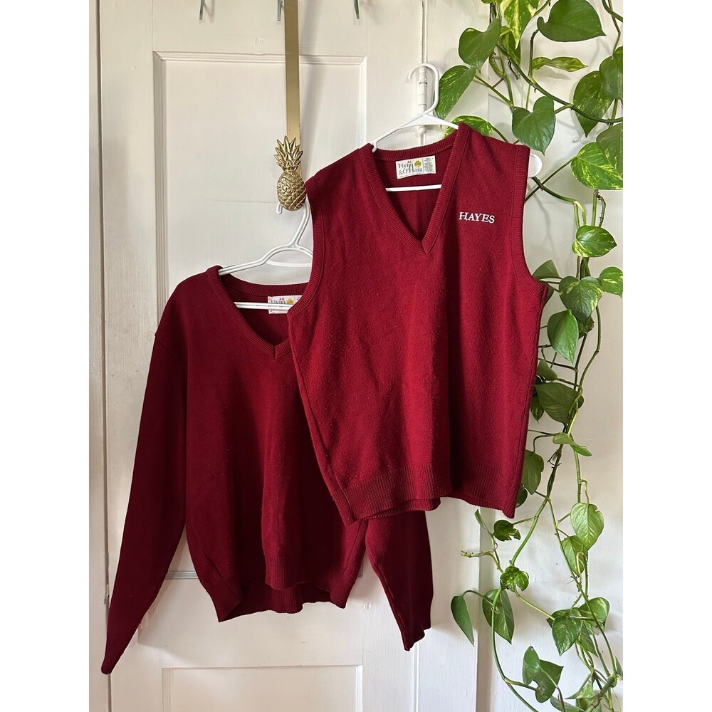 Vintage Flynn & O’Hara sweater & vest